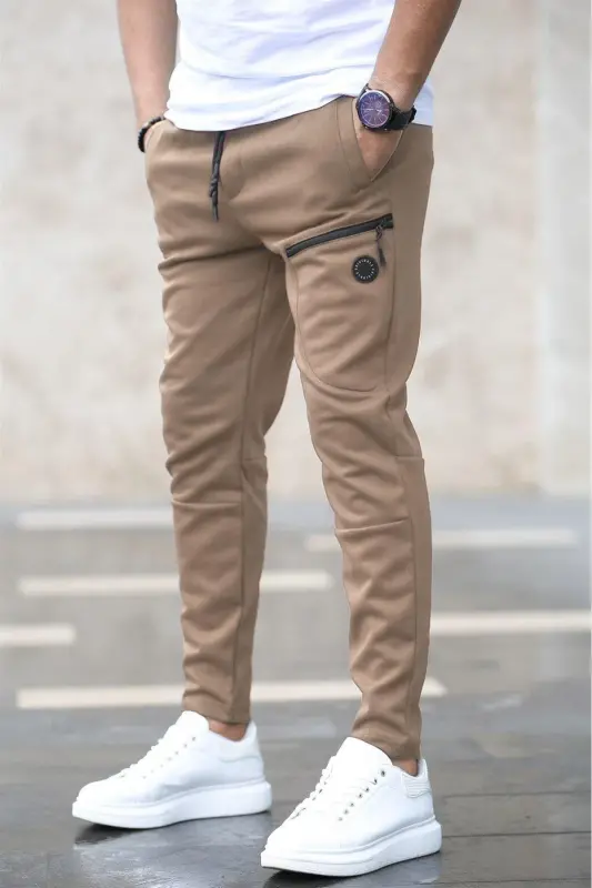 Basic Bej Eşofman 4207-Bej - MADMEXT