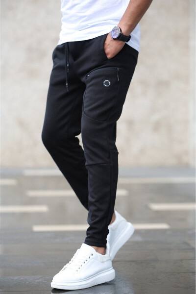 Basic Black Sweatpants 4207 - 1