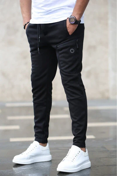Basic Black Sweatpants 4207 - MADMEXT (1)