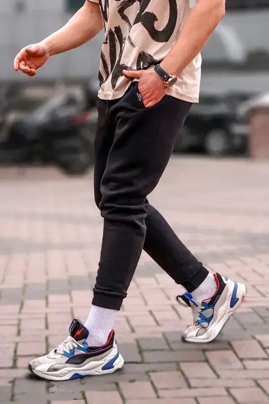 Basic Black Tracksuit 4210-Black - 4