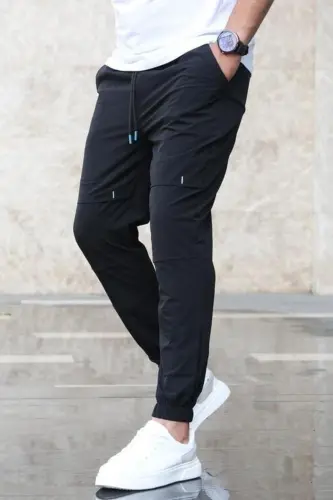 Basic Black Tracksuit 5412 - Black - MADMEXT (1)