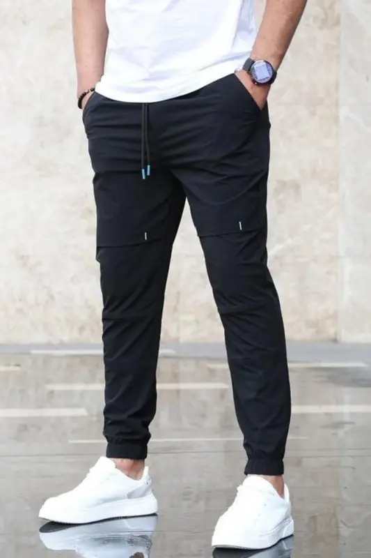 Basic Black Tracksuit 5412 - Black - 4