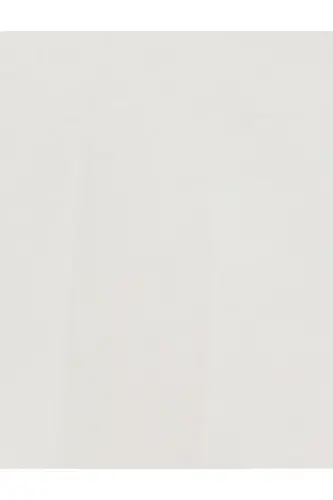 Basic Bluz Aerobin Saten Kumaş Kısa Kollu Bisiklet Yaka Rahat Kalıp-Kırık Beyaz - 6