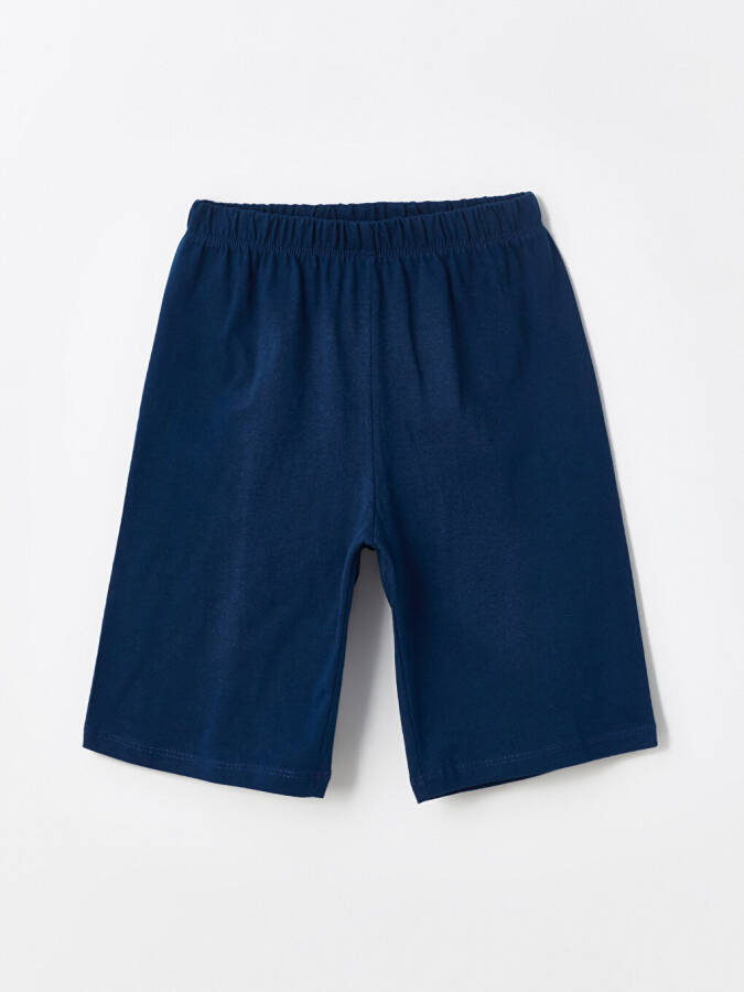 Basic Boys Pajama Shorts with Elastic Waistband - 4