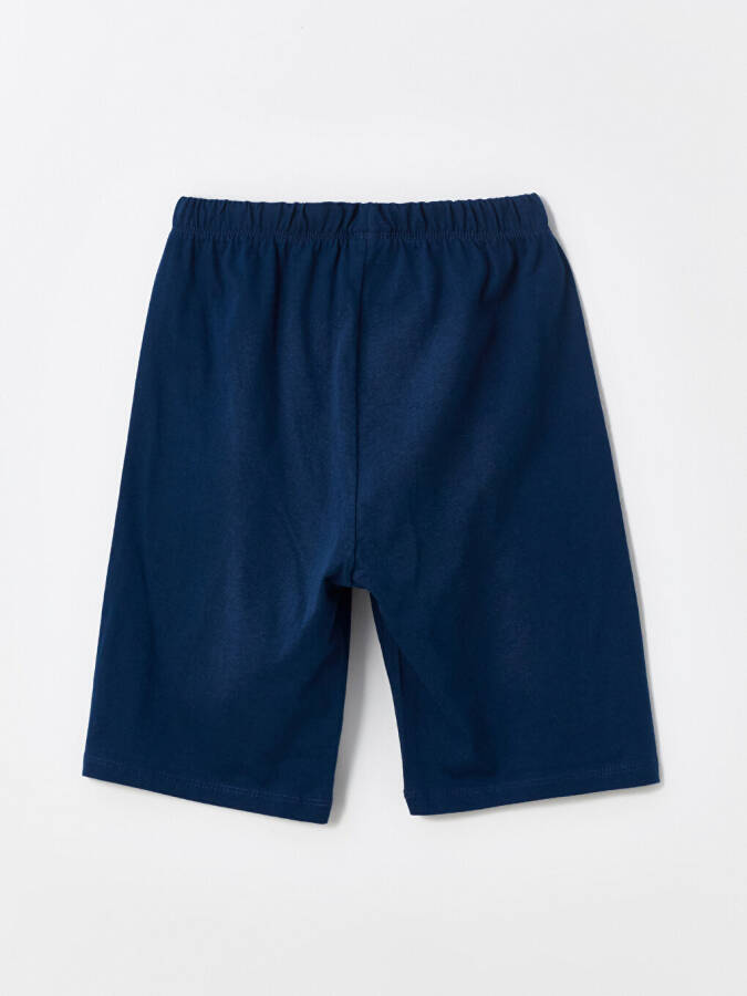 Basic Boys Pajama Shorts with Elastic Waistband - 5