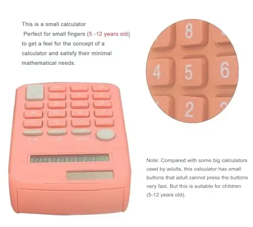 Basic Calculator Dual Power 8 Digit Desktop Calculator (D, Set of 20) - 5