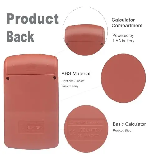 Basic Calculator Dual Power 8 Digit Desktop Calculator (D, Set of 20) - BESTWYA (1)
