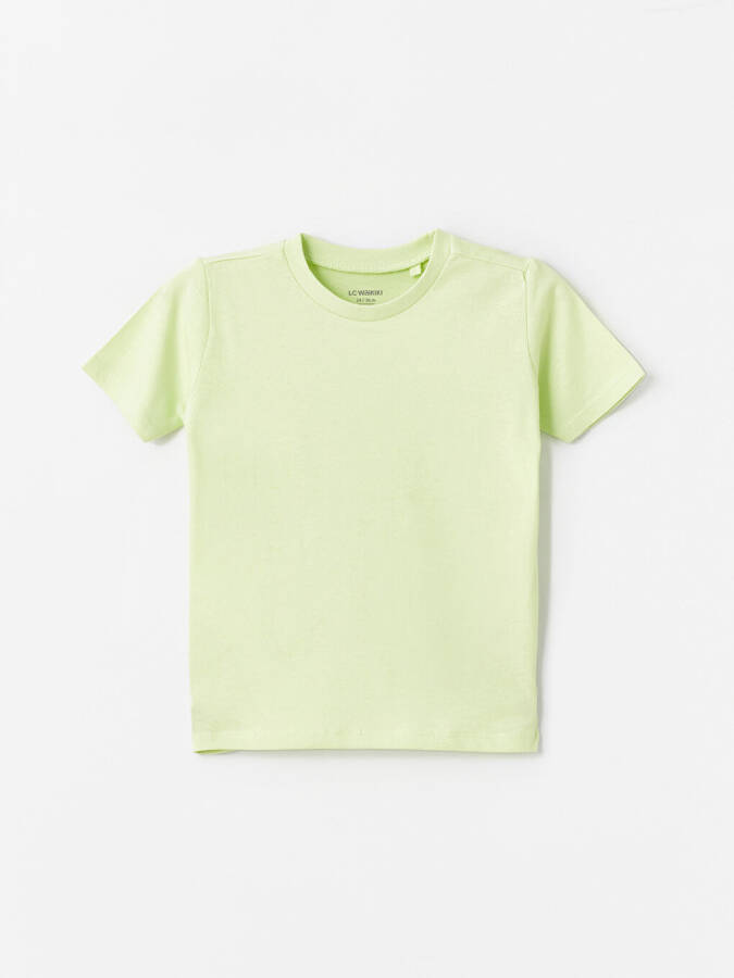 Basic Crew Neck Baby Boy T-shirt - 3