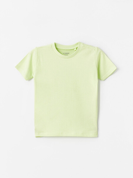 Basic Crew Neck Baby Boy T-shirt - 1