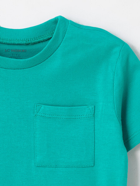 Basic Crew Neck Baby Boy T-Shirt - 6