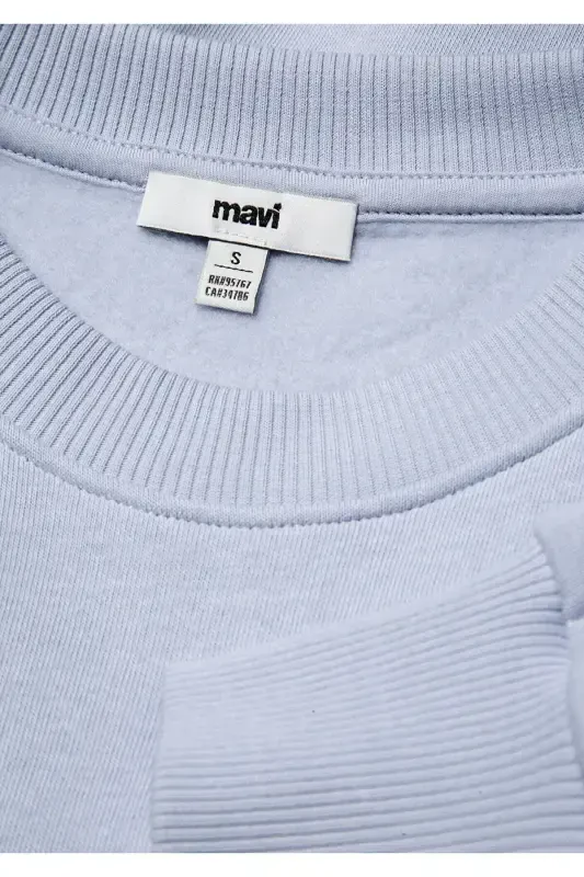 Basic Crop Sweatshirt 1611147-85385 - 6