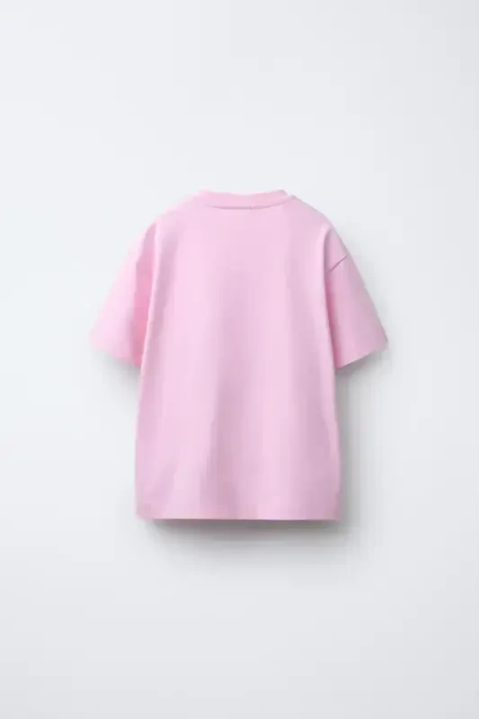 BASIC DÜZ RENK T-SHIRT-Pembe - 2