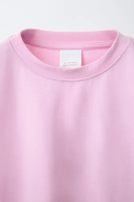 BASIC DÜZ RENK T-SHIRT-Pembe - 3