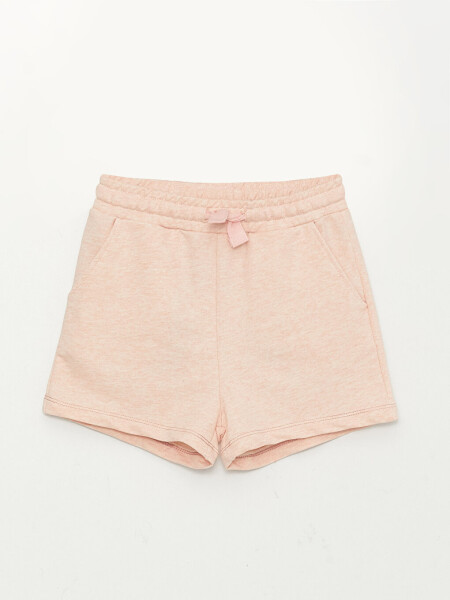 Basic Elastic Waist Girl Shorts - 3