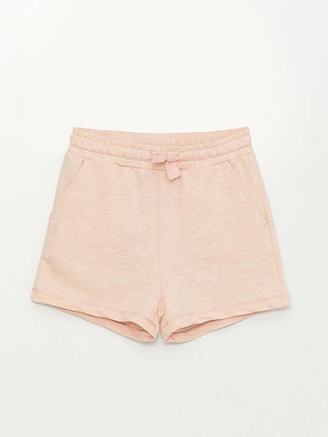 Basic Elastic Waist Girl Shorts - 3