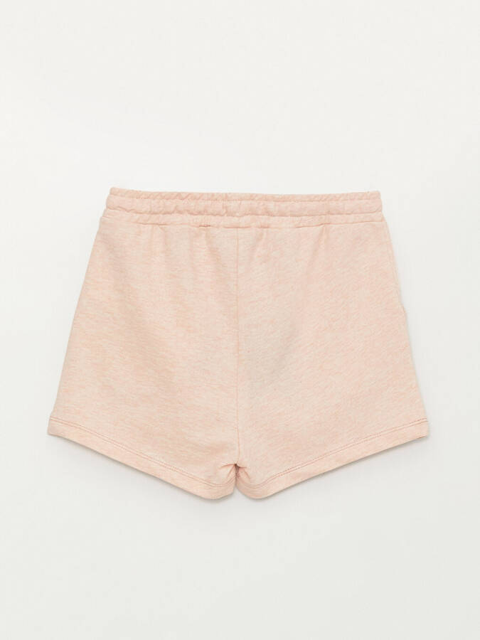 Basic Elastic Waist Girl Shorts - 4