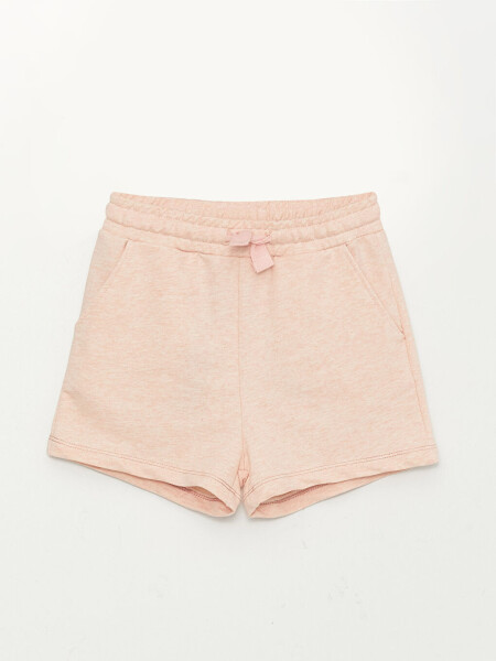 Basic Elastic Waist Girl Shorts - 1