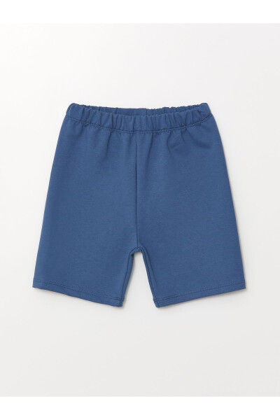 Basic Elastic Waistband Baby Boy Shorts - 1