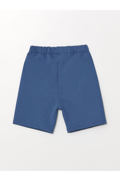 Basic Elastic Waistband Baby Boy Shorts - 2