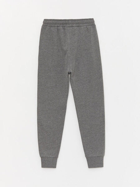 Basic Elastic Waistband Boys Jogger Sweatpants - 5