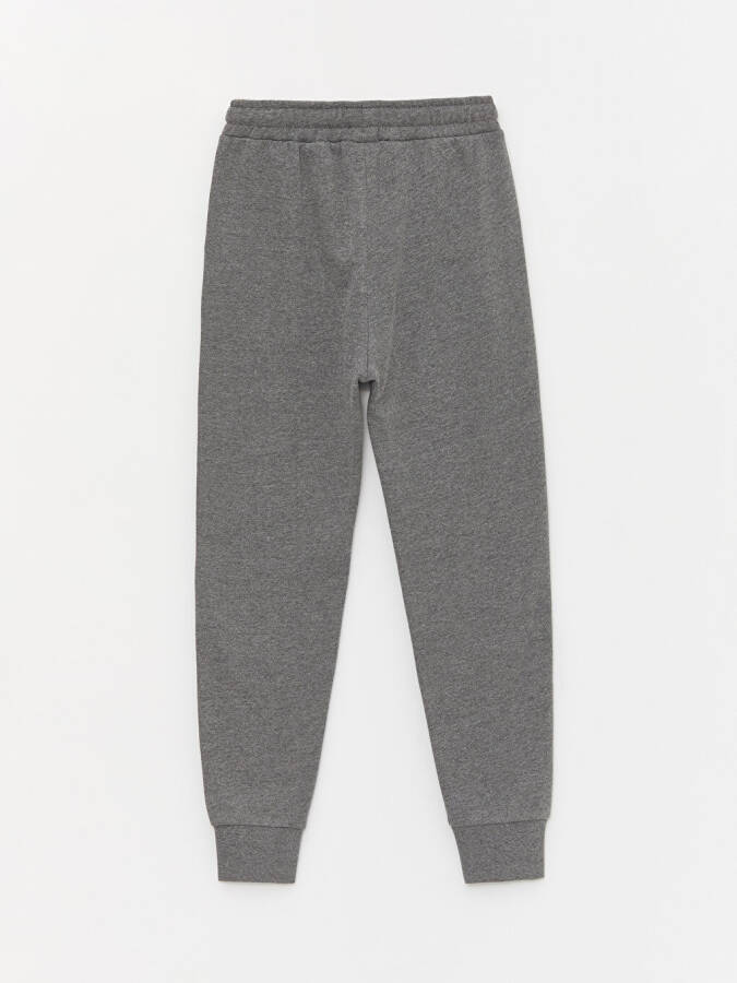 Basic Elastic Waistband Boys Jogger Sweatpants - 5