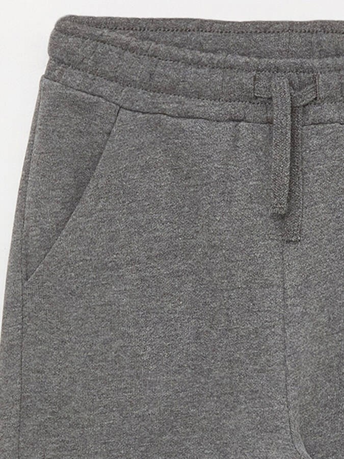 Basic Elastic Waistband Boys Jogger Sweatpants - 3