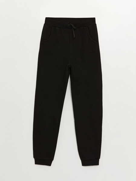 Basic Girls' Jogger Sweatpants with Elastic Waistband - 13