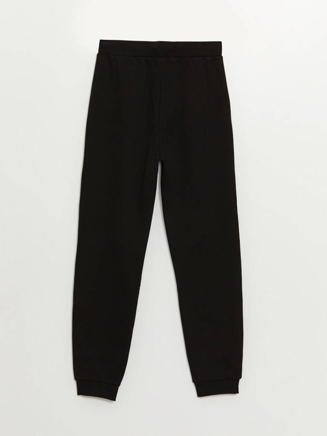 Basic Girls' Jogger Sweatpants with Elastic Waistband - 5