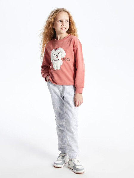 Basic Girls Jogger Sweatpants with Elastic Waistband - 6