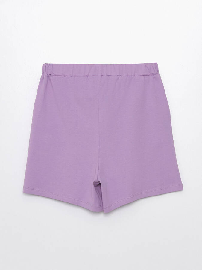 Basic Girls' Shorts with Elastic Waistband - 5