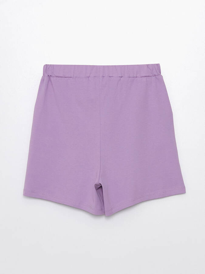 Basic Girls' Shorts with Elastic Waistband - 2