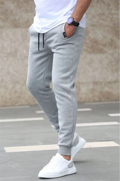 Basic Grey Sweatpants 4210 - MADMEXT