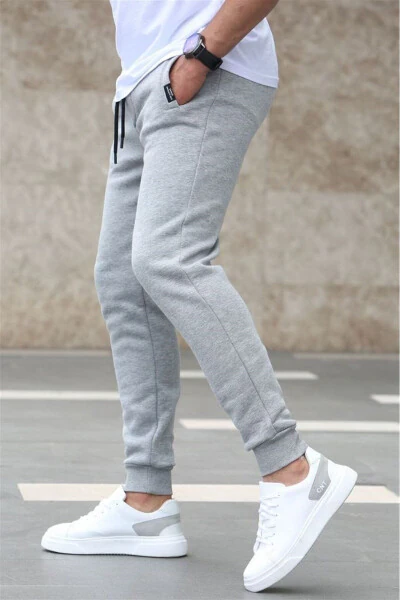 Basic Grey Sweatpants 4210 - MADMEXT (1)