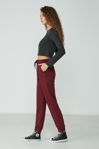 Basic Jogger Eşofman Altı 734 Bordo - 7