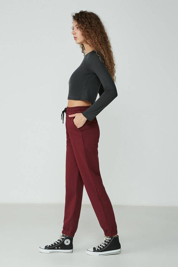 Basic Jogger Eşofman Altı 734 Bordo - 7