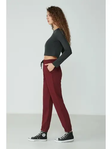 Basic Jogger Eşofman Altı 734 Bordo-Bordo - 3