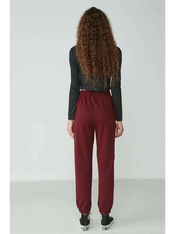 Basic Jogger Eşofman Altı 734 Bordo-Bordo - 4