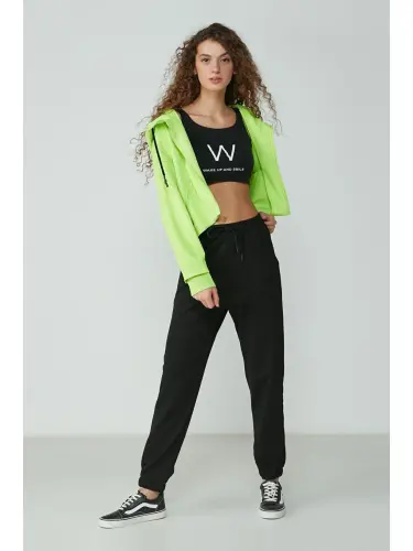 Basic Jogger Eşofman Altı 734 Siyah-Siyah - 2