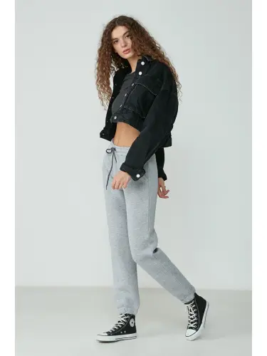 Basic Jogger Eşofman Altı 902 Gri-Gri - LC WAIKIKI (1)