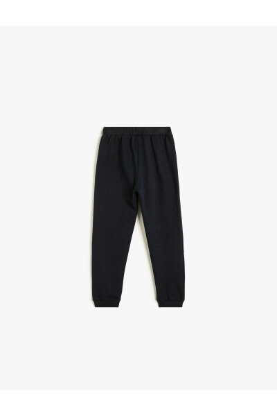 Basic Jogger Pants with Drawstring Waist and Pockets - 2