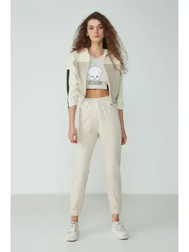 Basic Jogger Спортивные Штаны 734 Камень-Бежевый - 1