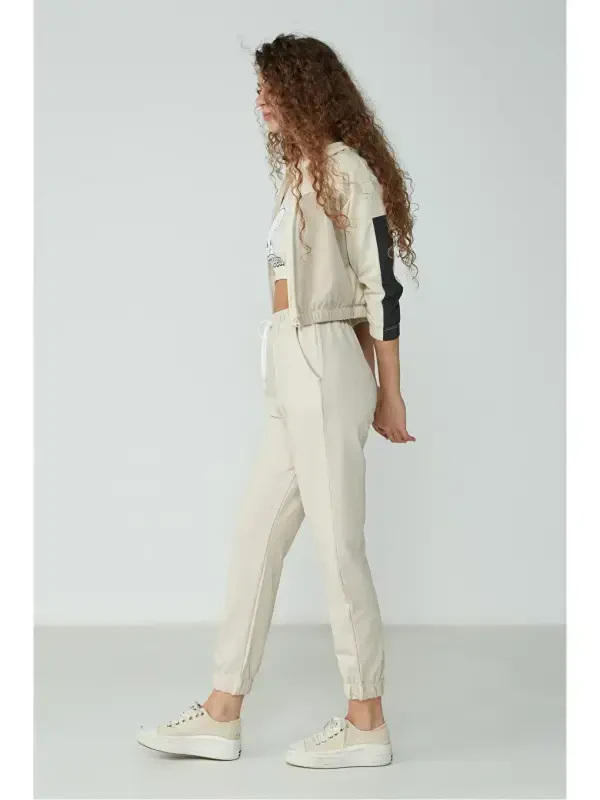 Basic Jogger Спортивные Штаны 734 Камень-Бежевый - 3