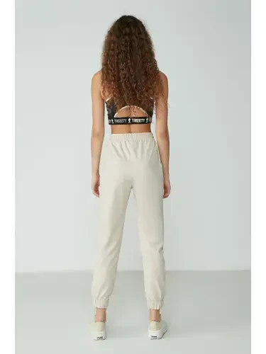 Basic Jogger Спортивные Штаны 734 Камень-Бежевый - 4