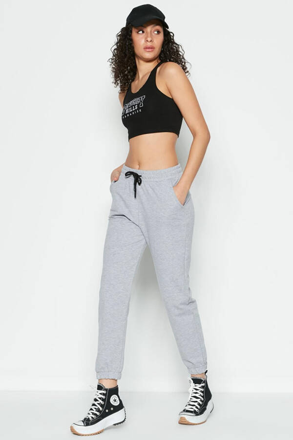 Basic Jogger Sweatpants 734 Grey - 7