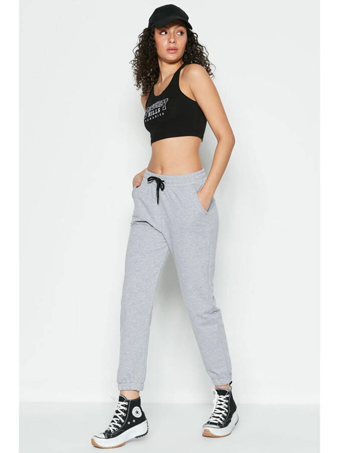 Basic Jogger Sweatpants 734 Grey - 2