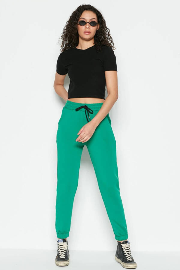 Basic Jogger Sweatpants 802 Green - 10