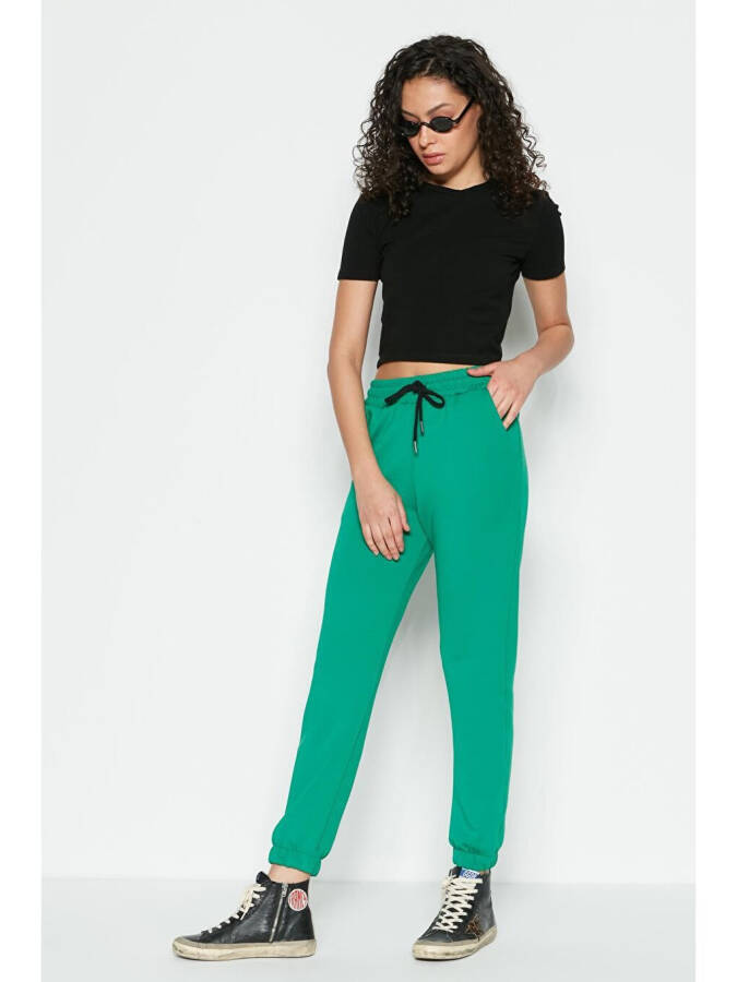 Basic Jogger Sweatpants 802 Green - 5