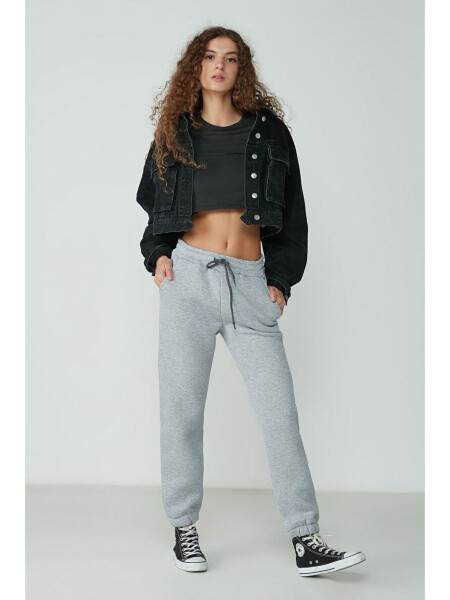 Basic Jogger Sweatpants 902 Gray - 1