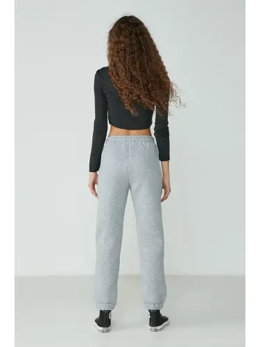 Basic Jogger Sweatpants 902 Gray-Gray - 4