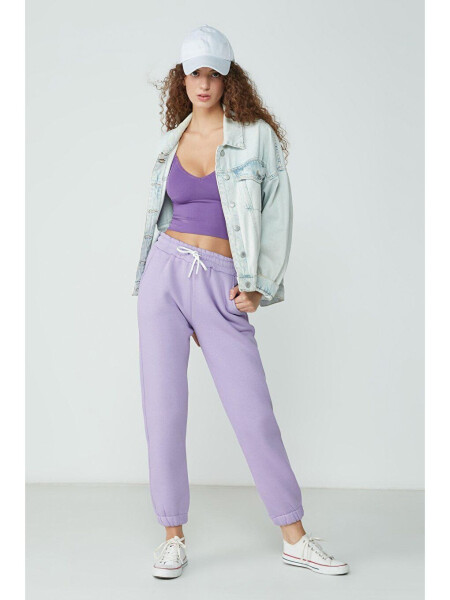 Basic Jogger Sweatpants 902 Lilac - 2